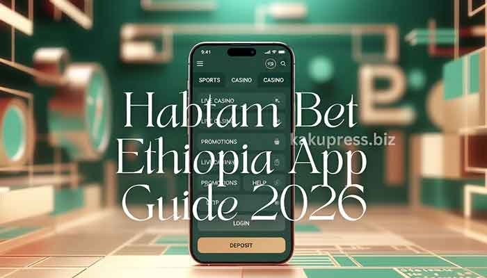 Habtam Bet app interface guide for Ethiopian users showing login and registration features